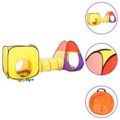 Greatstore többszínű gyerekjátszósátor 250 labdával 255 x 80 x 100 cm