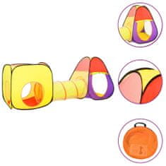 shumee többszínű gyerekjátszósátor 250 labdával 255 x 80 x 100 cm