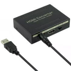 Northix Audio Splitter, HDMI - HDMI + SPDIF + RCA - USB