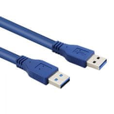Northix USB 3.0 kábel, egy dugasztól egy dugóhoz - 2 m 