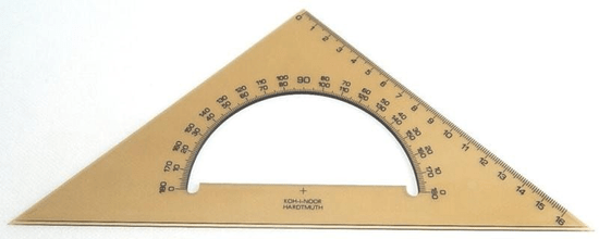 KOH-I-NOOR háromszög szögmérő füsttel