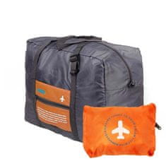 Northix Összehajtható táska tárolótáskával - narancssárga 