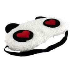 Northix In Love Panda, Fluffy Sleep Mask utazáshoz és kikapcsolódáshoz 