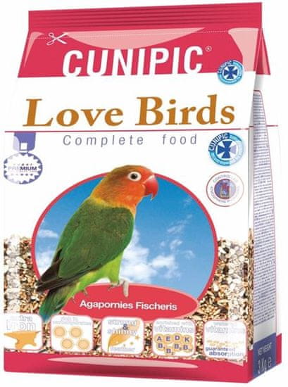Cunipic szerelmes madarak - Agapornis 3 kg