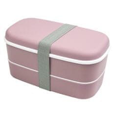 Northix Lunchbox, Bento Box - rózsaszín 