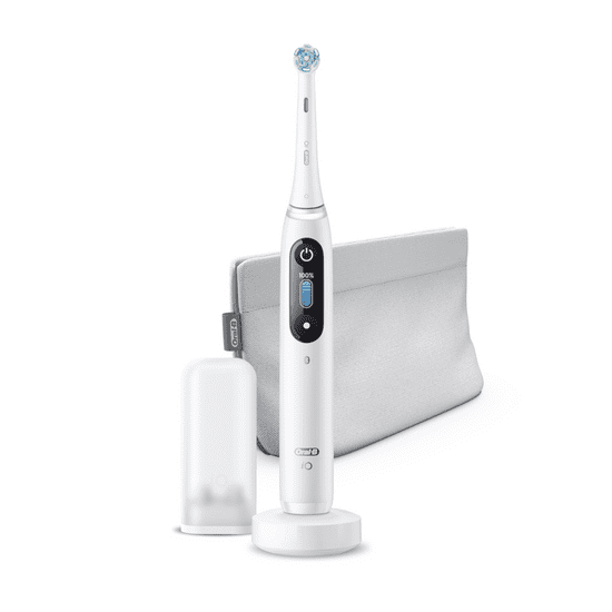 Oral-B iO Series 8 White Alabaster elektromos fogkefe