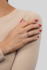 Brilio Silver Romantikus női ezüst gyűrű RI042W (Kerület 56 mm)