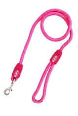 BUSTER Fényvisszaverő kötélpóráz 120cm/13mm rózsaszínű