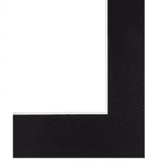 Hama pasparta, fekete, 40x50 cm/ 30x40 cm, 40x50 cm/ 30x40 cm