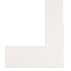 Hama Arctic fehér pasparta, 30x40 cm/ 20x30 cm, fehér