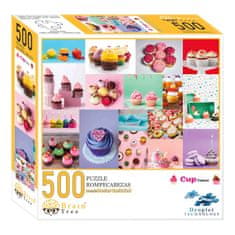 Brain Tree Puzzle Cupcakes Cupcakes 500 darab