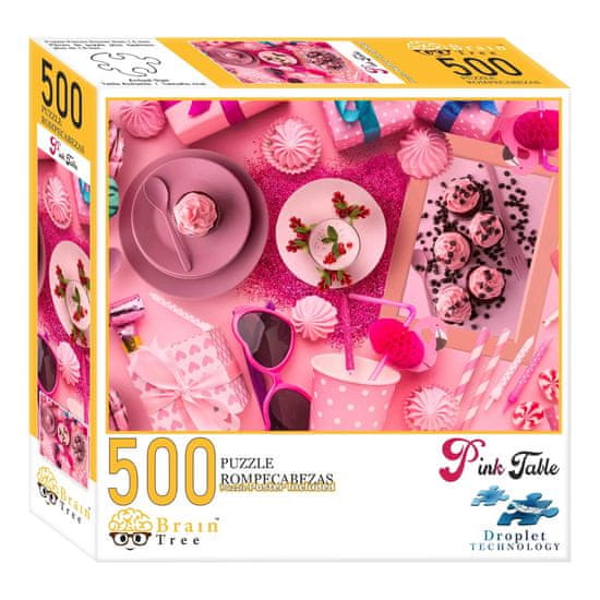 Brain Tree Puzzle Pink Placed 500 darab