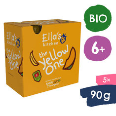 Ella's Kitchen BIO YELLOW ONE gyümölcspüré banánnal (5x90 g)