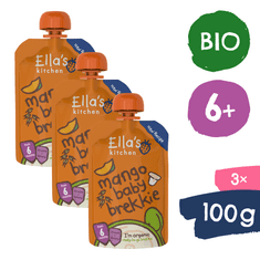 Ella's Kitchen 3× Bio reggeli mangóval és joghurttal (100 g)