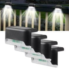 aptel 4 db napelemes kerítés LED lámpa készlet 200mAh hideg fehér