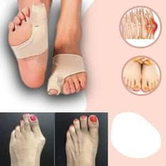 Mormark FIXEDFEET 1 pár (bal + jobb) ortopédiai lábujj-korrigáló zokni