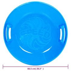 Greatstore kék polipropilénből szánkó 66,5 cm
