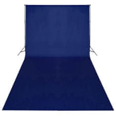 Vidaxl kék pamut háttér blueboxhoz 600 x 300 cm 190248