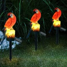 aptel Napelemes LED kerti lámpa papagáj 41cm 2W