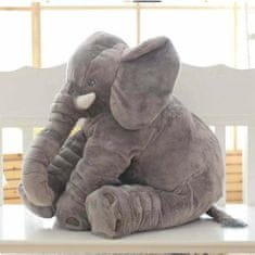 Ikonka Nagy plüss elefánt 60cm