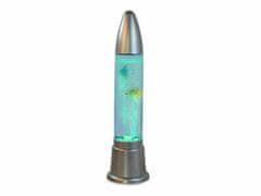 Verkgroup Dekoratív LED RGB lávalámpa halakkal 50cm