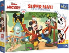 Trefl Kétoldalas puzzle Mickey's club SUPER MAXI 24 db