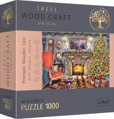 Trefl Wood Craft Origin puzzle a kandalló mellett 1000 db
