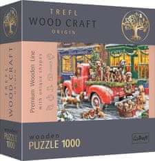 Trefl Wood Craft Origin puzzle Mikulás kis segítői 1000 darab
