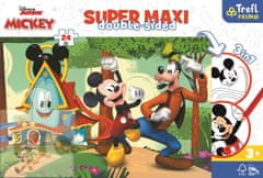 Trefl Kétoldalas puzzle Mickey's club SUPER MAXI 24 db