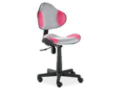 Signal Irodai szék Q-G2 rózsaszín/szürke