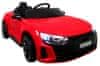 Audi E-Tron GT Czerwony Auto na akumulator EVA Skóra pilot