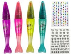Lean-toys körömfestés készlet körömlakkok tollak színes matricák