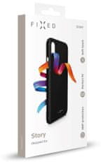 FIXED Story gumírozott hátlapi védőtok Apple iPhone 7 Pro Max készülékhez, FIXST-100-BK, fekete