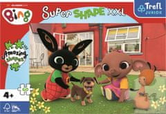 Trefl Puzzle Super Shape XXL Bing Bunny: Játék a kutyával 60 darab