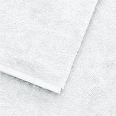 Ch. Fischbacher TISZTA pamut törölköző keskeny szegéllyel 90 x 160 cm, fehér