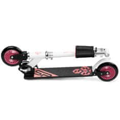 Spokey DUKE Scooter, 125 mm-es kerekek, fekete és rózsaszínű