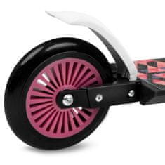 Spokey DUKE Scooter, 125 mm-es kerekek, fekete és rózsaszínű