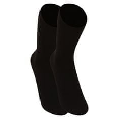 Nedeto 5PACK fekete bambusz hosszú zokni (5NDTP001) - méret L