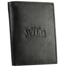 Always Wild Férfi bőr pénztárca biztonsággal RFID Nystad fekete univerzális