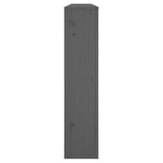 Greatstore szürke tömör fenyőfa radiátorburkolat 153x19x84 cm