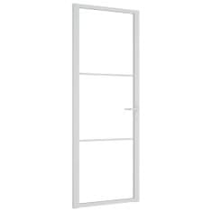 shumee fehér ESG üveg és alumínium beltéri ajtó 76 x 201,5 cm