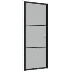 shumee fekete matt üveg és alumínium beltéri ajtó 83 x 201,5 cm