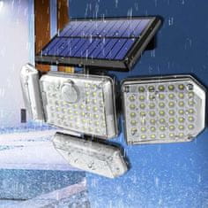 Malatec LED SMD 171 napelemes lámpa mozgásérzékelővel 2400mAh IP65