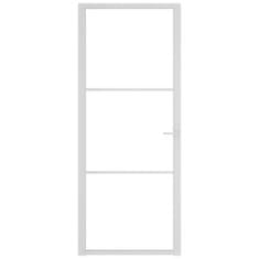 shumee fehér ESG üveg és alumínium beltéri ajtó 83 x 201,5 cm
