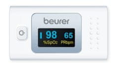 BEURER PO35 pulzoximéter a hemoglobin oxigéntelítettség mérésére