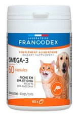 Francodex Omega 3 kapszula kutya, macska 60tab
