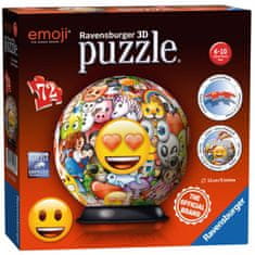 Ravensburger 3D puzzle golyó Smileys Emoji 72 db