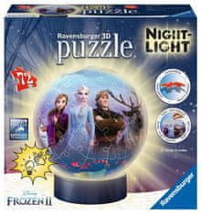 Ravensburger 3D világító puzzle golyó Ice Kingdom 2, 72 db