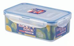 Lock & Lock Élelmiszerdoboz LOCK, térfogat 1 l, 12, 8 x 19, 5 x 6, 7 cm, 12, 8 x 19, 5 x 6, 7 cm