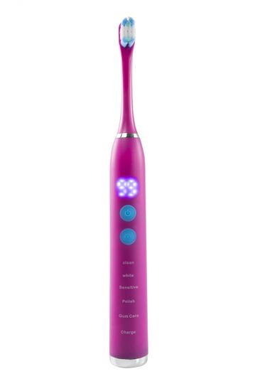 Oxe  Sonic T1 - Elektromos szónikus fogkefe, rózsaszín